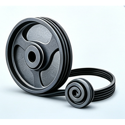 psrr--13 Cast Iron Mult i-Groove V-Bel t Sheave