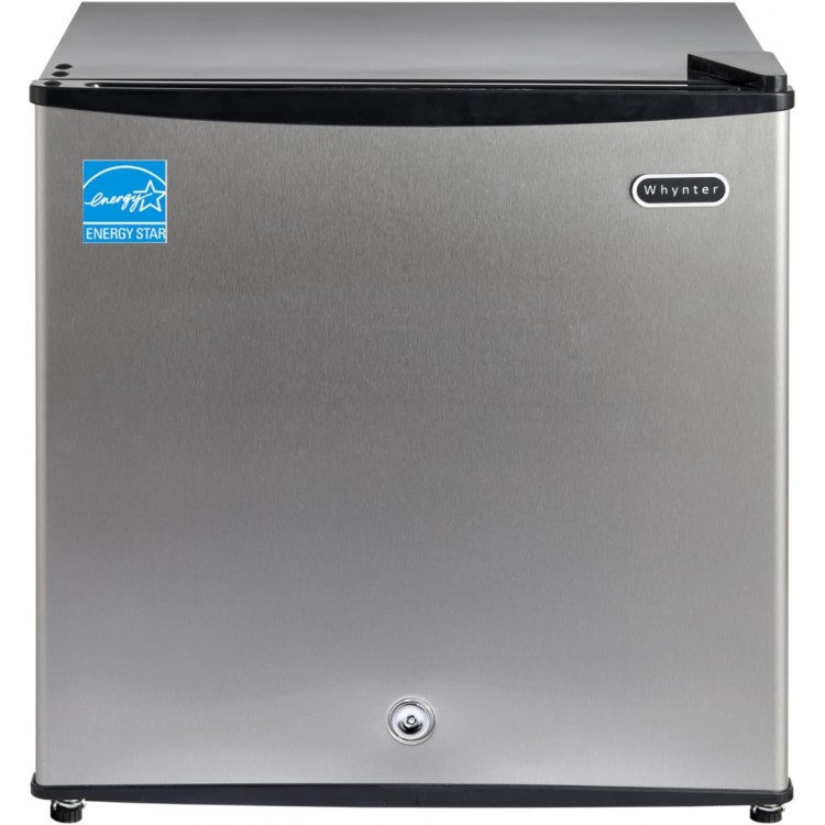 Freezer 1.1 Cu Ft Lock, Mini Freezer, Stainless CUF-112SS Freezer 1.1 Cu Ft Lock, Mini Freezer, Stainless CUF-112SS