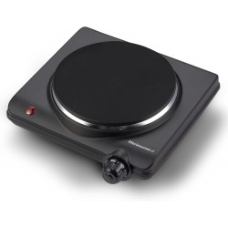 Electric Burner, 1000W Cast Iron Hot Plate, 7 Heat Settings