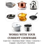 Electric Burner, 1000W Cast Iron Hot Plate, 7 Heat Settings