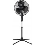 Electric Oscillating Pedestal Fan, Stand Fan, 16 inch, 3 Speed, 90 Degree Oscillating Head, Adjustable Height and Tilt, Airflow 7.48 ft/sec, Ideal for Home, Bedroom & Office, CZST161BTEBK Electric Oscillating Pedestal Fan, Stand Fan, 16 inch, 3 Speed, 90 Degree Oscillating Head, Adjustable Height and Tilt, Airflow 7.48 ft/sec, Ideal for Home, Bedroom & Office, CZST161BTEBK