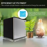 Freezer 1.1 Cu Ft Lock, Mini Freezer, Stainless CUF-112SS Freezer 1.1 Cu Ft Lock, Mini Freezer, Stainless CUF-112SS